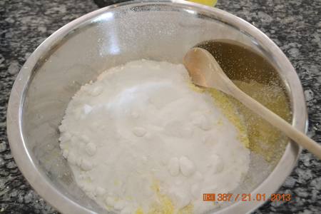 Borax added to the homemade laundry detergent.