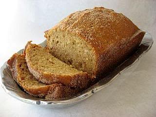 Sliced Amish friendship bread.