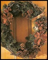 Rustic material for making a Christmas Wreath