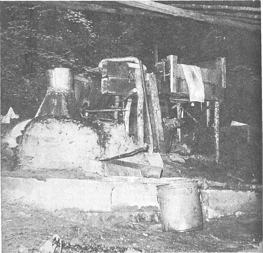 Blockade moonshine still system.