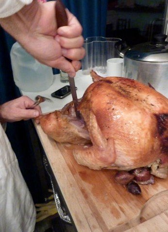 how to carve a turkey.
