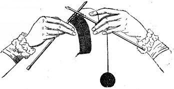How to knit using the German method