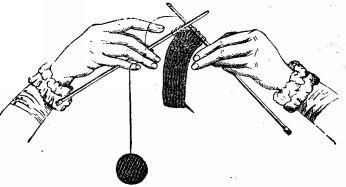 how to knit plain knitting