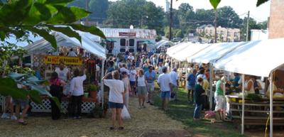 The Matthews Community Farmers' Market is a wonderful blend of fresh marketplace and community gathering spot on Saturday mornings in downtown Matthews, NC.