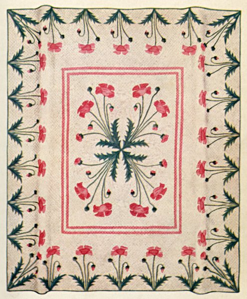 poppy quilting design