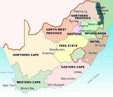 South Africa Map