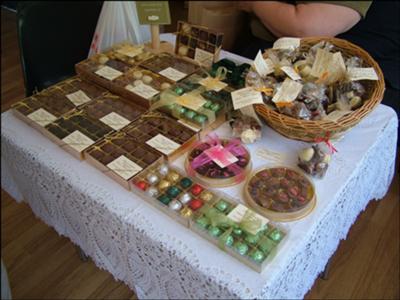 Homemade Chocolates at Stansted Farmer's Market