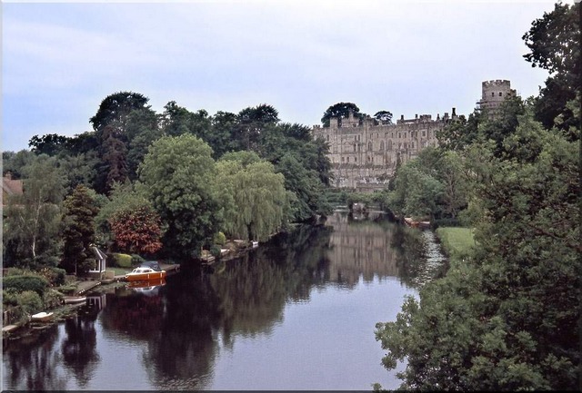 Warwick Castle on the river