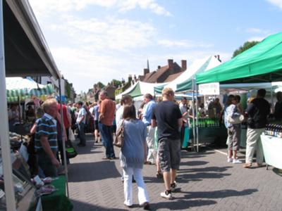 a  busy day at market
